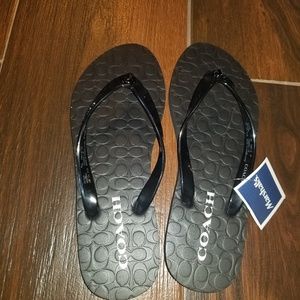 Coach flip flops